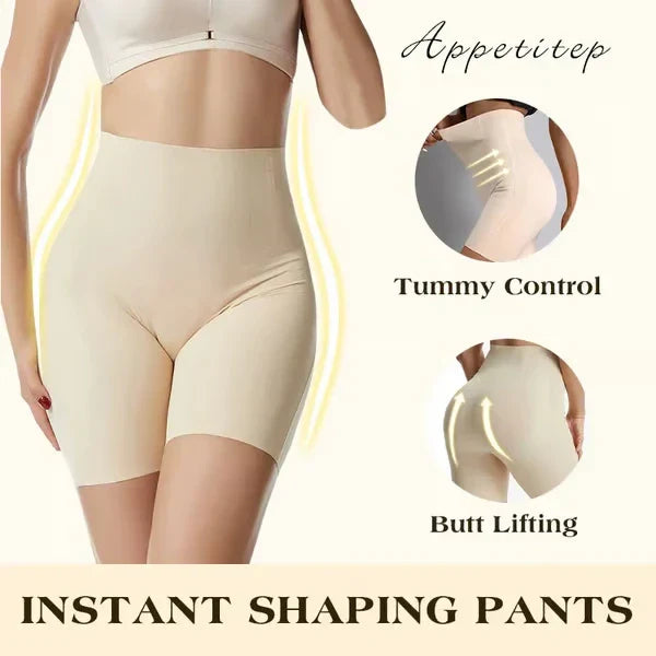 4-in-1 Shaper - Quick Slim Shape Wear Tummy, Back, Thighs, Hips - Black/Efffective Seamless Tummy Tucker