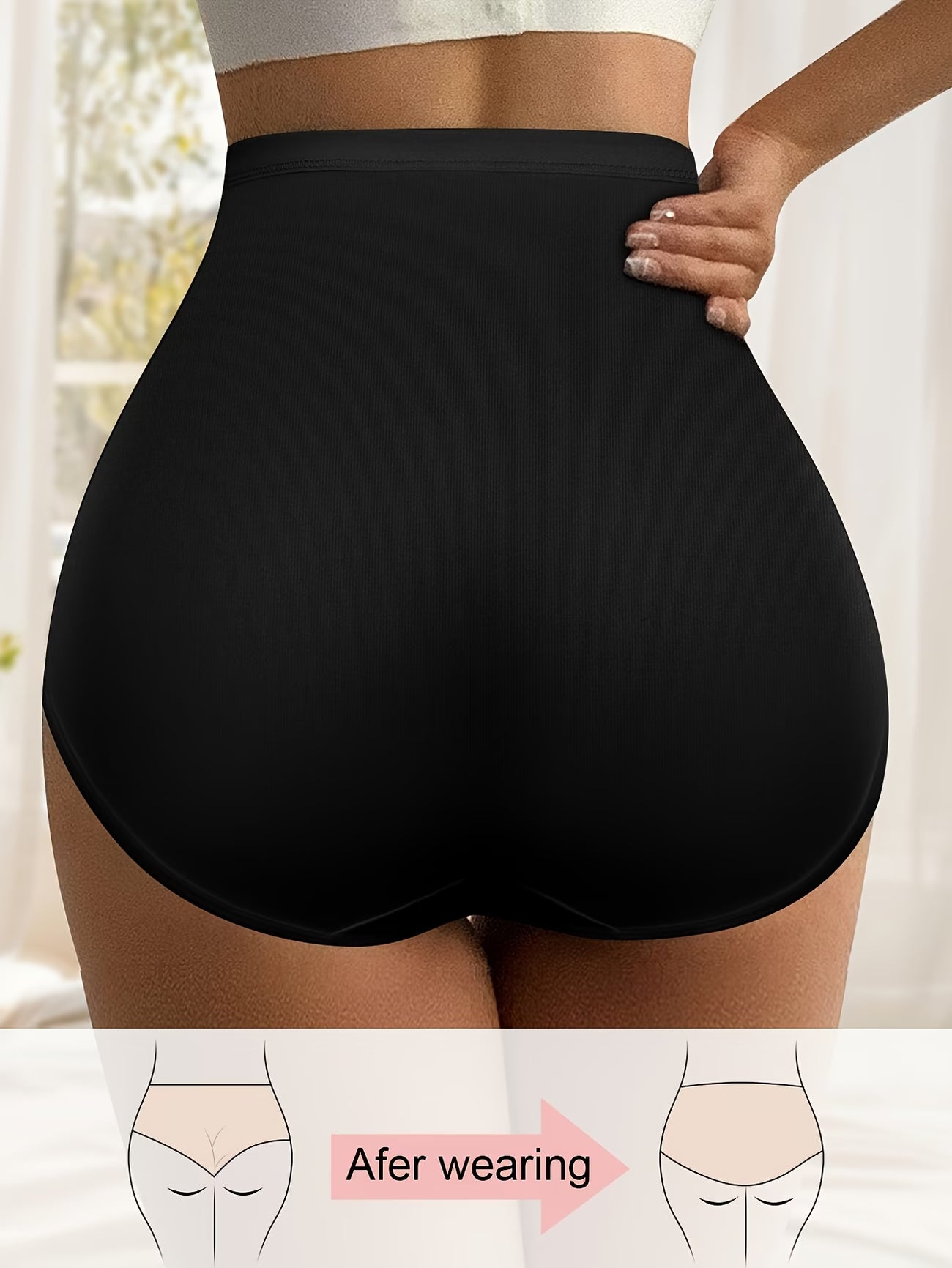 Leak-Proof High-Waisted Tummy Control Panty 3D Butt Lifting Effect (Buy 3 Get 3 Free)