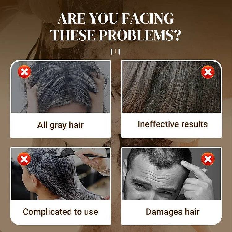 Long Lasting Natural Hair Dye Shampoo (Pack of 4)