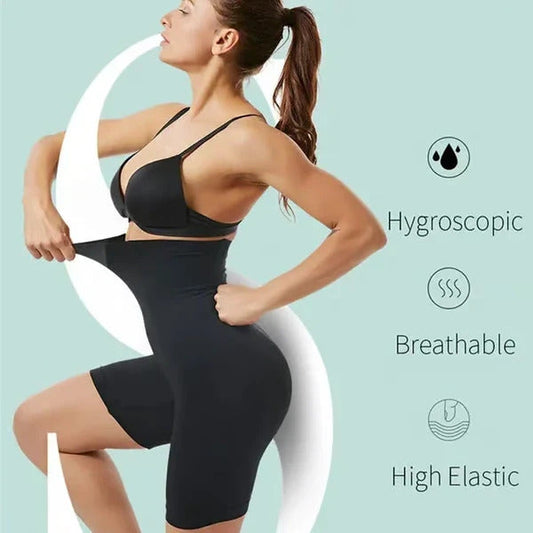 4-in-1 Shaper - Quick Slim Shape Wear Tummy, Back, Thighs, Hips - Black/Efffective Seamless Tummy Tucker