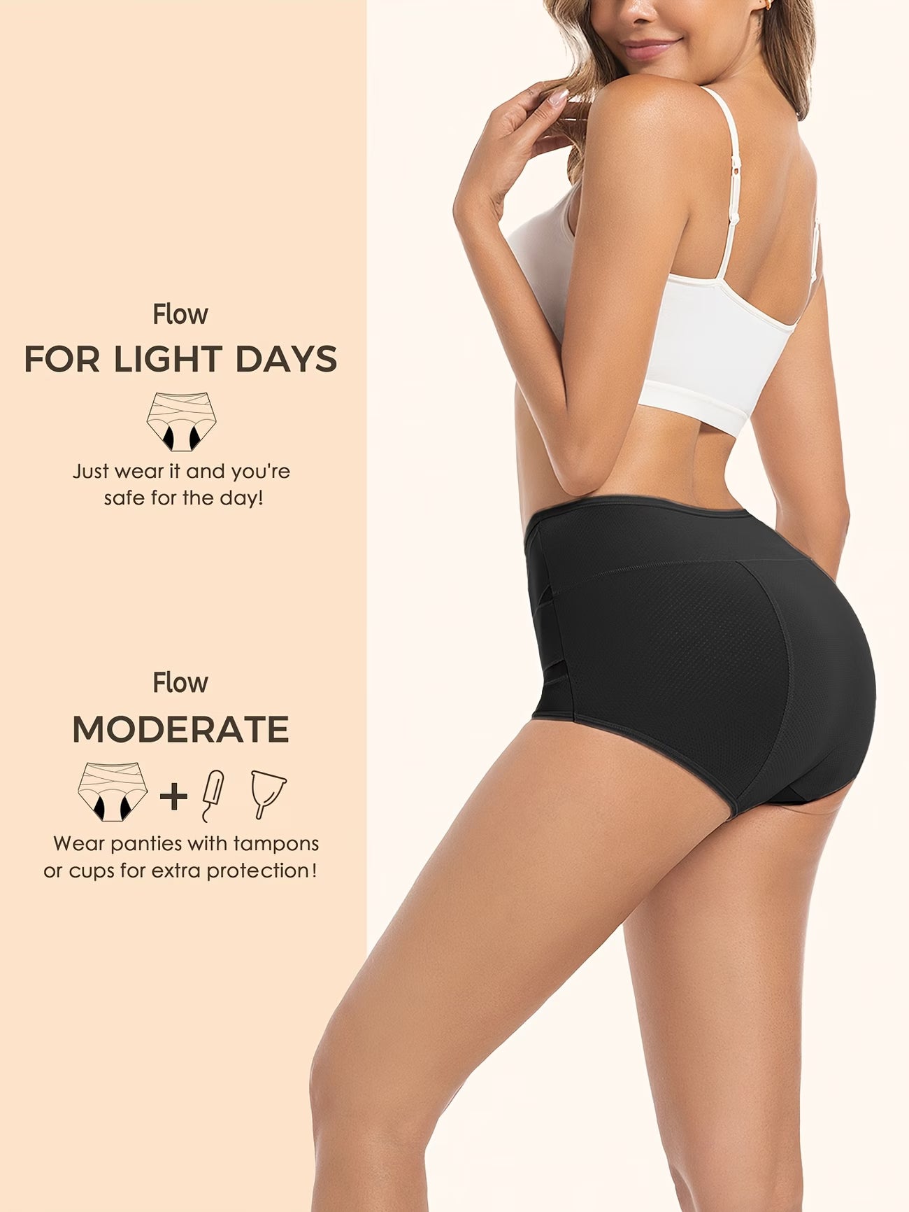 Leak-Proof High-Waisted Tummy Control Panty 3D Butt Lifting Effect (Buy 3 Get 3 Free)