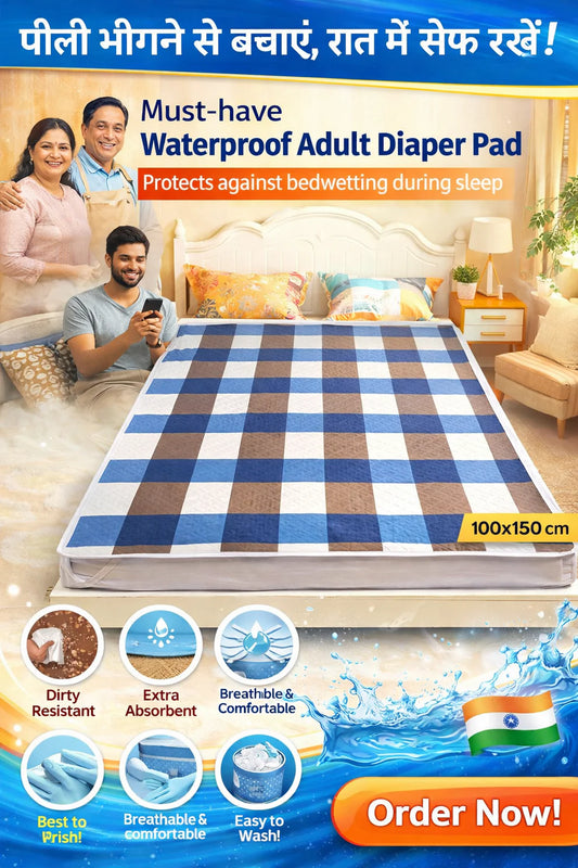 Special Washable Diaper Pad For Adults And The Elderly, 4 Layers (Buy 2 Get 2 Free)